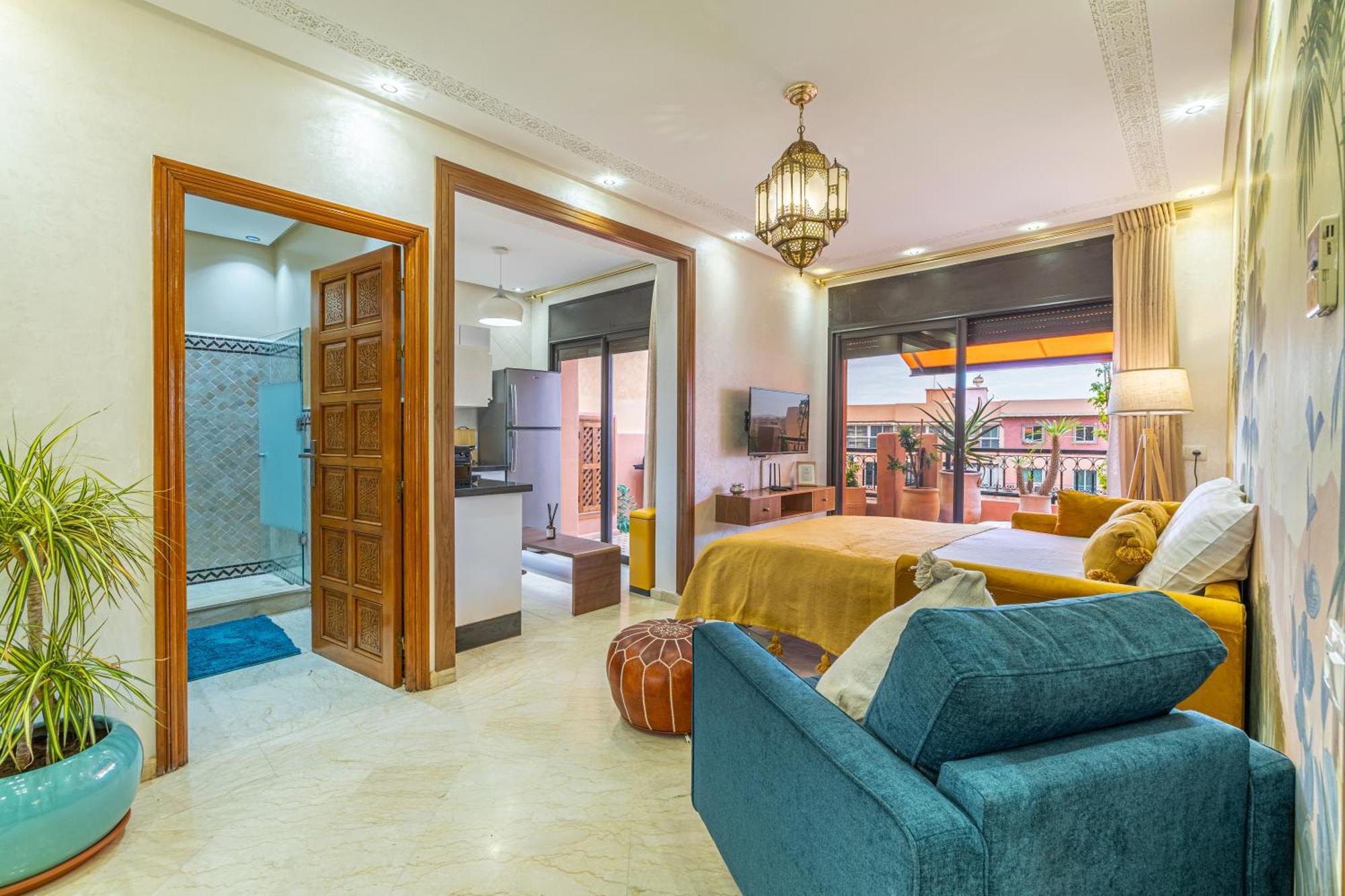 Le Jasmin - Appartement Authentique A Gueliz Marakéš Exteriér fotografie