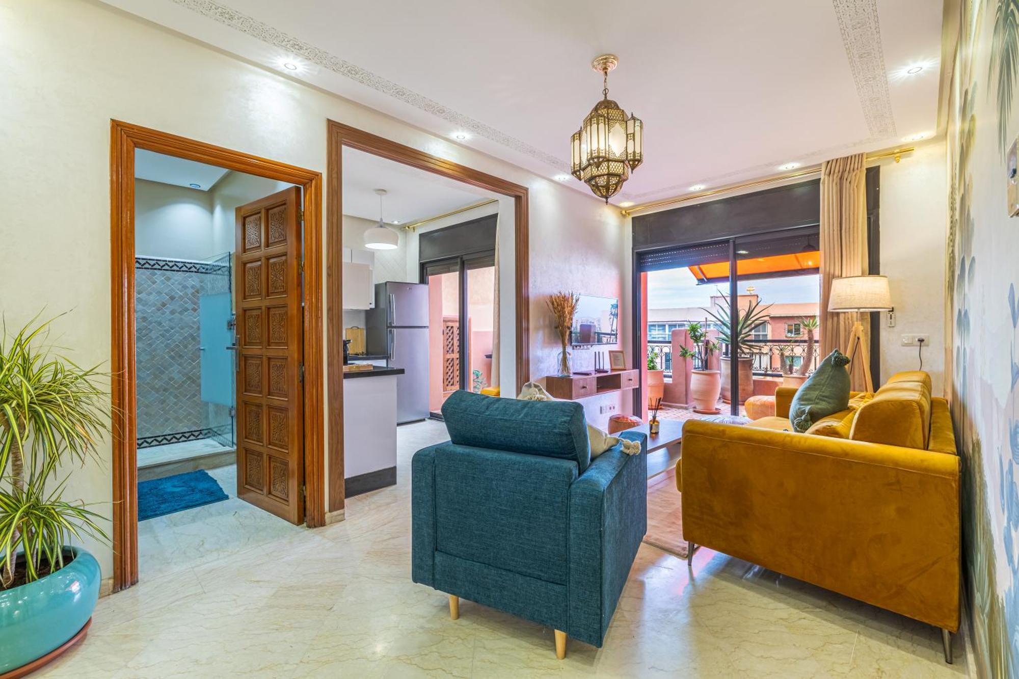 Le Jasmin - Appartement Authentique A Gueliz Marakéš Exteriér fotografie