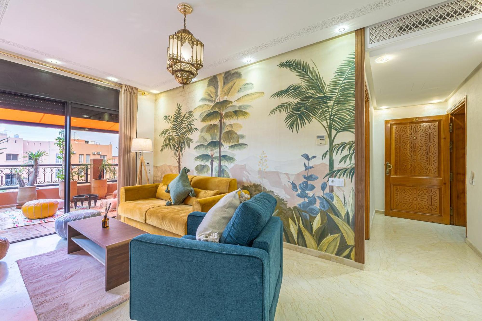Le Jasmin - Appartement Authentique A Gueliz Marakéš Exteriér fotografie