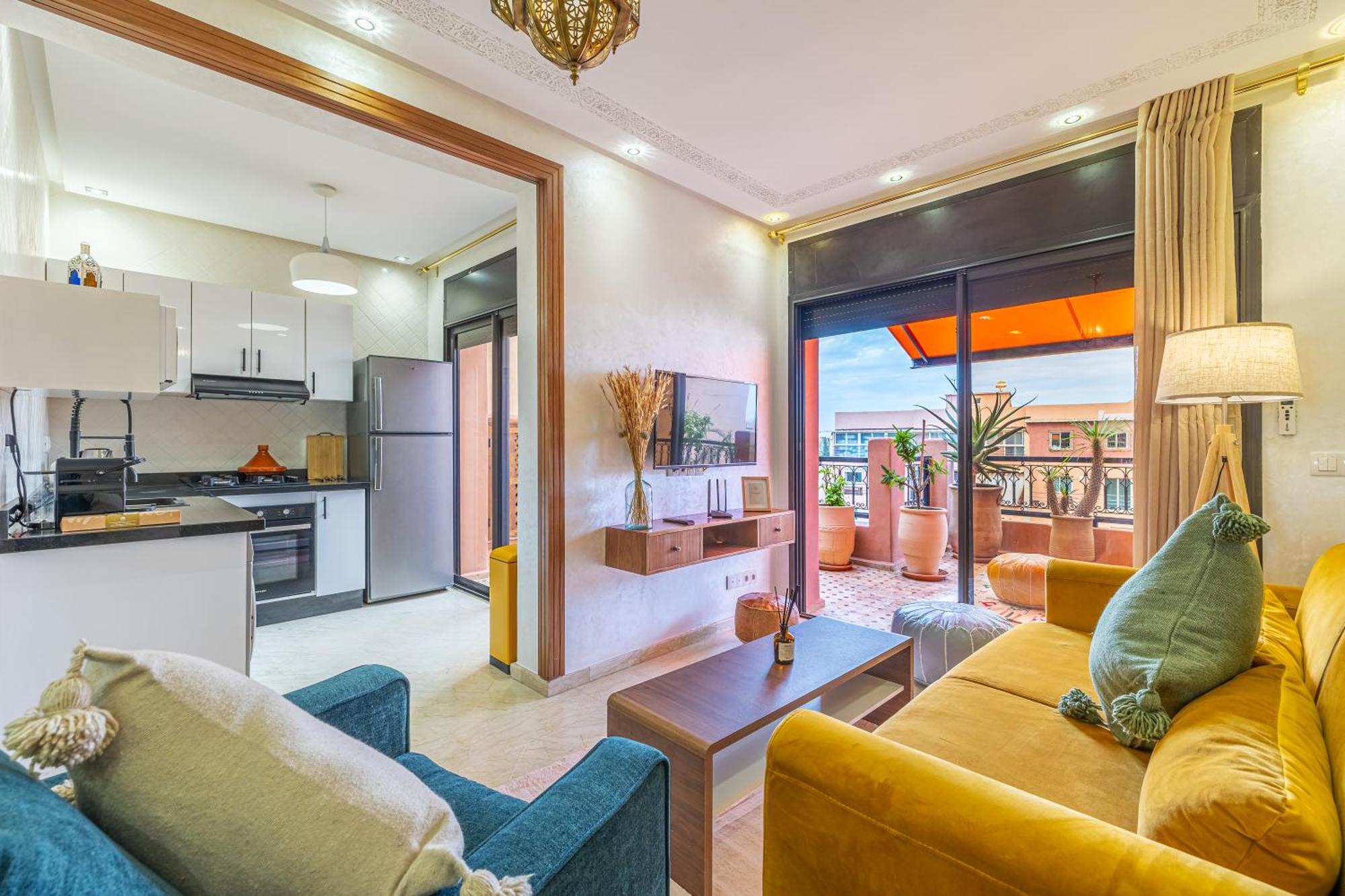 Le Jasmin - Appartement Authentique A Gueliz Marakéš Exteriér fotografie